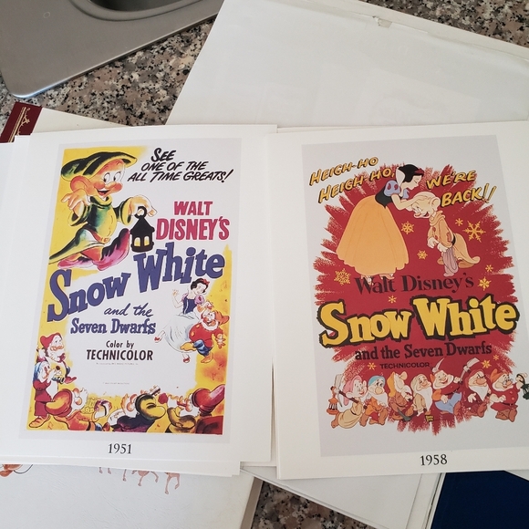 Walt Disney Masterpiece Snow White Exclusive Deluxe Video Edition Rare Full Set - Picture 6 of 6